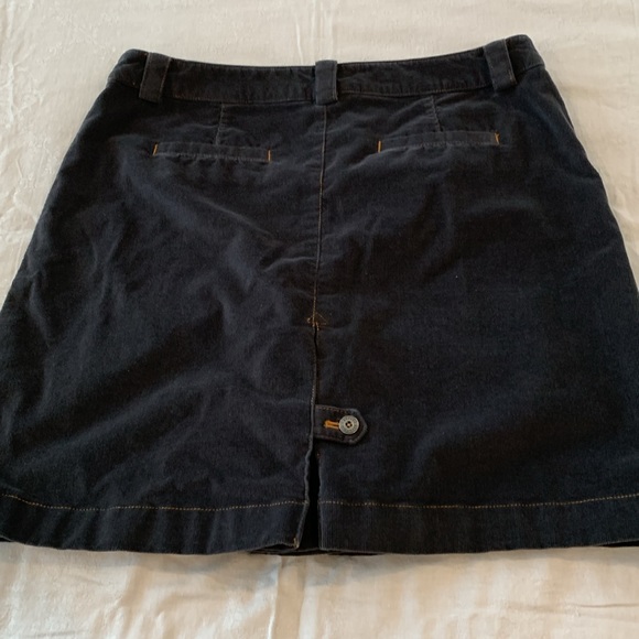 Brooks Brothers dark gray corduroy skirt size 10 - Picture 6 of 9